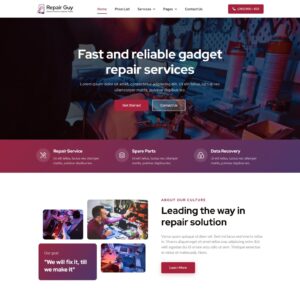 Repair Guy - Заказать сайт ремонта мобильных телефонов и компьютеров. #БиУ2
