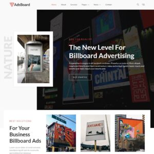 AdsBoard – Заказать сайт для рекламного агентства и наружной рекламы. #БиУ16