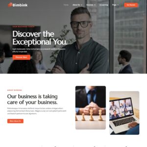 Bimbink - Заказать сайт для бизнес-тренера и консалтинга. #БиУ20