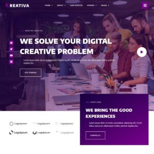 Creative - Заказать сайт для услуг креативного и цифрового агентства. #БиУ19