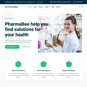 PharmaBee - Сайт аптеки и аптечного магазина #ИМ28