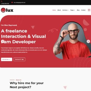Olux – Креативное Личное резюме #ЛиР5