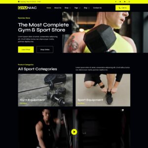Gymniac - Магазин фитнес-оборудования и тренажеров #ИМ99